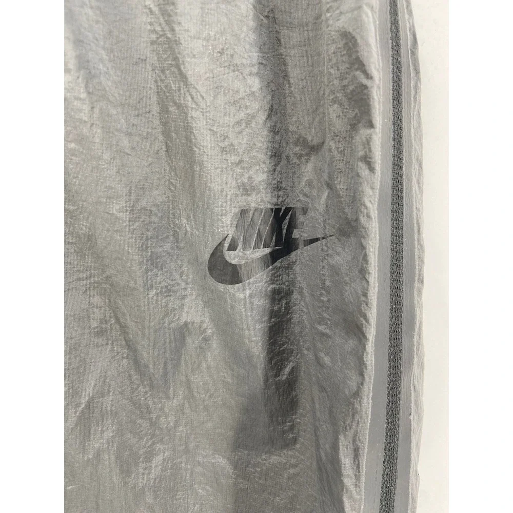 Nike Shorts Mens Medium Gray Tech Hypermesh Vent Gym Run Athletic Side Zip Liner